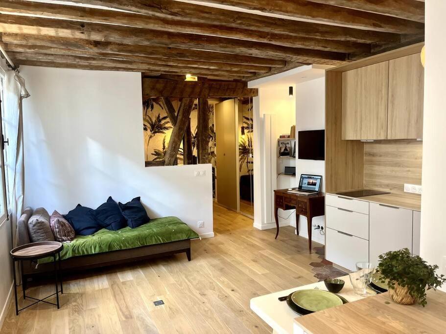 Bright 1 Bed In The Heart Of Hip Paris, Montorgueil Appartement